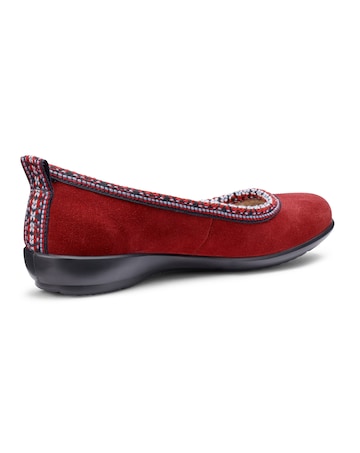 Hotter Honey Wide Fit Ballerina Slipper