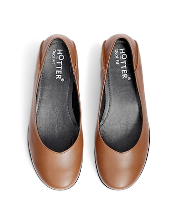 Hotter Birdie Wide Fit Ballerina Pump