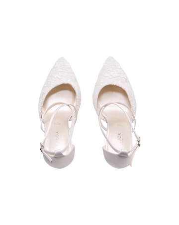 Paradox London Brocade Wide Fit Wedding Heels