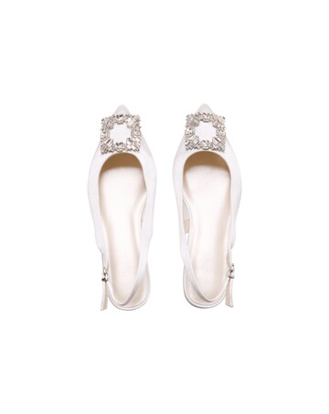Paradox London Wide Fit Bejeweled Wedding Shoes