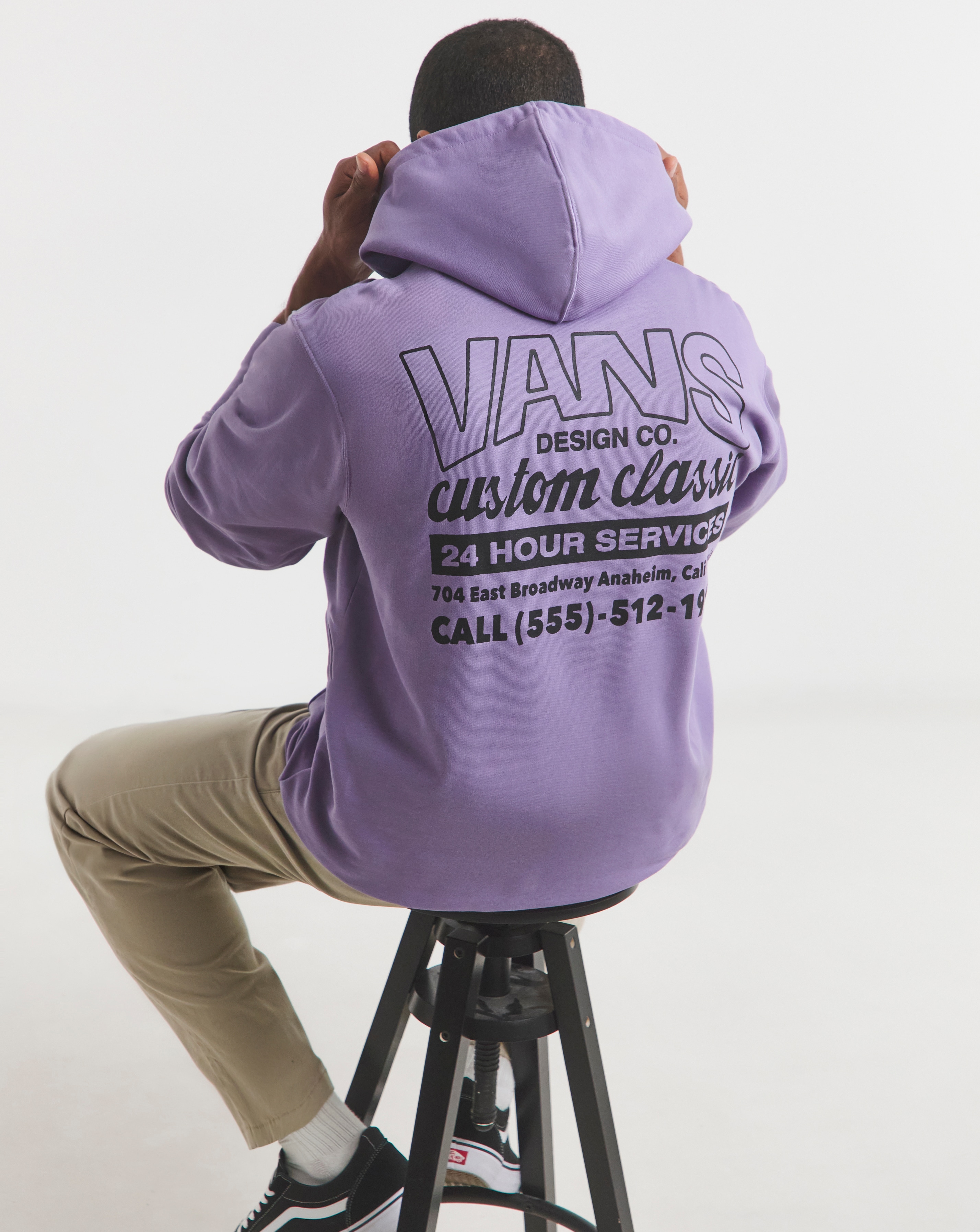 VANS Logo Pullover Hoodie