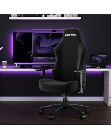 Anda seaT Luna Premium Large Gaming Chair - Black Fabric