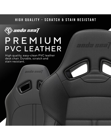 Anda seaT Dark Demon Dragon Premium Large Gaming Chair - Black