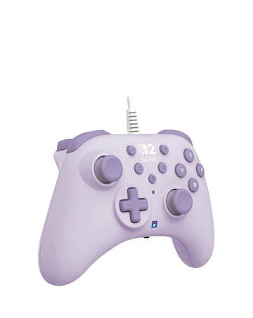 HORI HORIPAD Turbo Wired Controller for Nintendo Switch 2 - Cozy Lavender