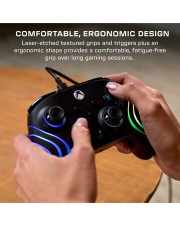 Turtle Beach Afterglow Wave Wired RGB Gaming Controller for Xbox & PC - Black