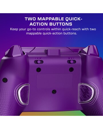 Turtle Beach Afterglow Wave Wired RGB Gaming Controller for Xbox & PC - Purple