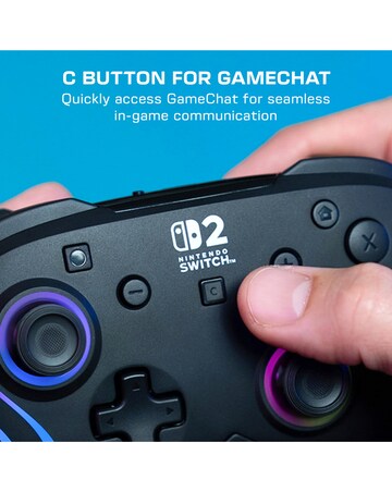 Turtle Beach Afterglow Wave Wireless RGB Gaming Controller for Nintendo Switch 2