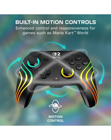 Turtle Beach Afterglow Wave Wireless RGB Gaming Controller for Nintendo Switch 2