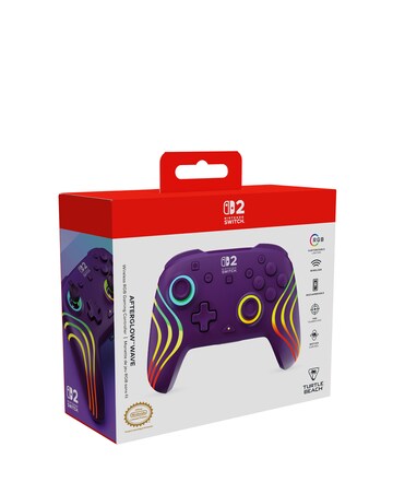 Turtle Beach Afterglow Wave Wireless RGB Gaming Controller for Nintendo Switch 2