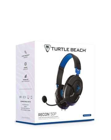 Turtle Beach Recon 50 Wired Headset for PS5 & PS4 - Black
