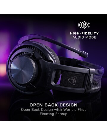 Turtle Beach Atlas Air Wireless Open-Back Gaming Headset for PC - Black