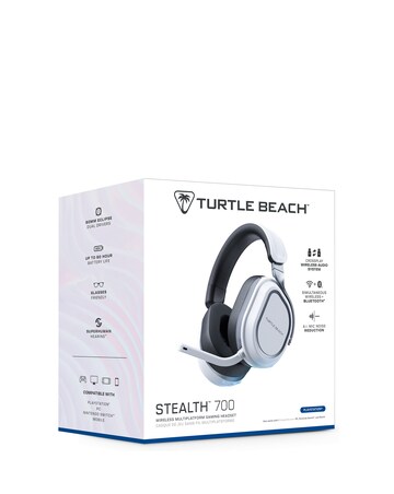 Turtle Beach Stealth 700 Gen 3 Wireless Gaming Headset for PS5 & PS4 - White