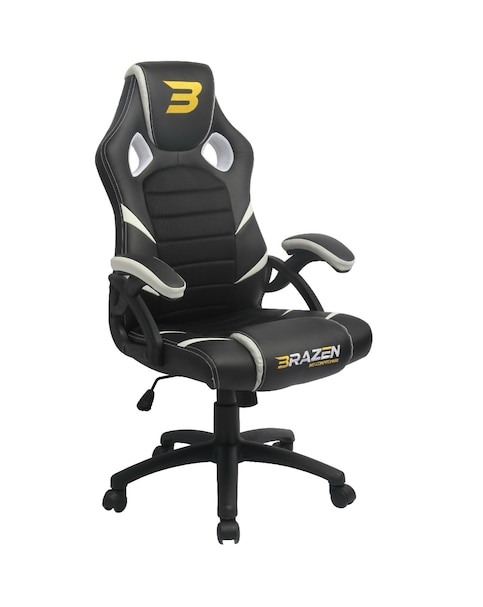 BraZen Puma PC Office Gaming Chair - White