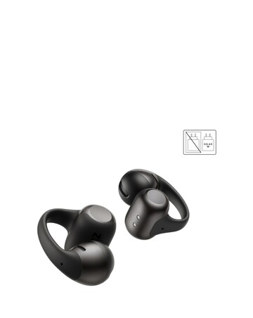 Shokz OpenDots 2 Clip-On Open-Ear True Wireless Earbuds - Black