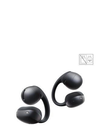 Shokz OpenDots Air Open-Ear True Wireless Earbuds - Black