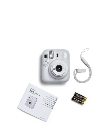 Fujifilm Instax Mini 13 Camera inc 20 Shot Film Pack- Clay White
