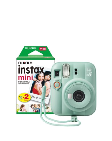 Fujifilm Instax Mini 13 Camera inc 20 Shot Film Pack- Lagoon Green