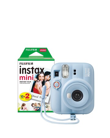 Fujifilm Instax Mini 13 Camera inc 20 Shot Film Pack- Frost Blue