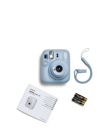 Fujifilm Instax Mini 13 Camera inc 20 Shot Film Pack- Frost Blue