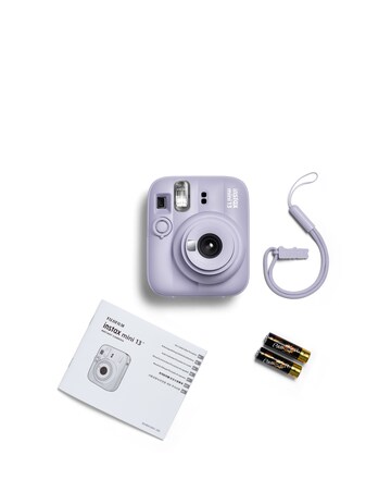 Fujifilm Instax Mini 13 Camera inc Skinny Dip Case & 20 Shot Film Dreamy Purple