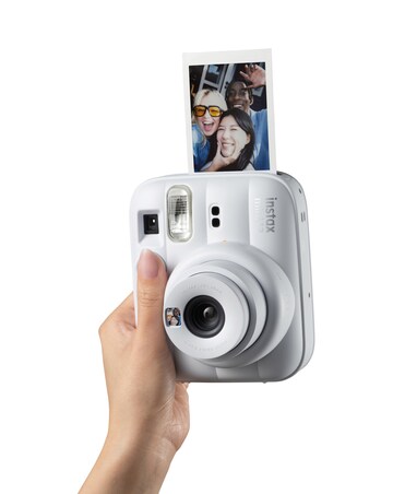 Fujifilm Instax Mini 13 Camera inc Skinny Dip Case & 20 Shot Film - Clay White