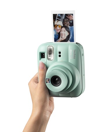 Fujifilm Instax Mini 13 Camera inc Skinny Dip Case & 20 Shot Film - Lagoon Green