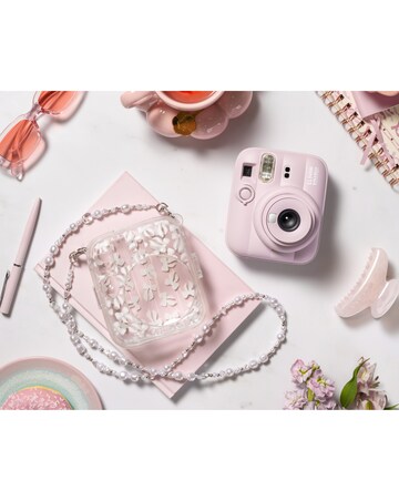 Fujifilm Instax Mini 13 Camera inc Skinny Dip Case & 20 Shot Film - Candy Pink
