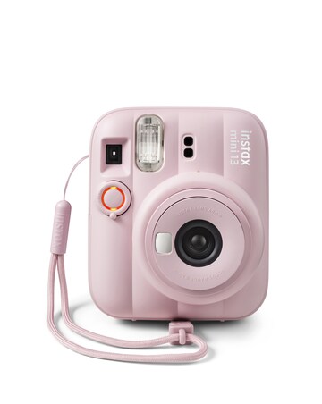 Fujifilm Instax Mini 13 Camera inc Skinny Dip Case & 20 Shot Film - Candy Pink
