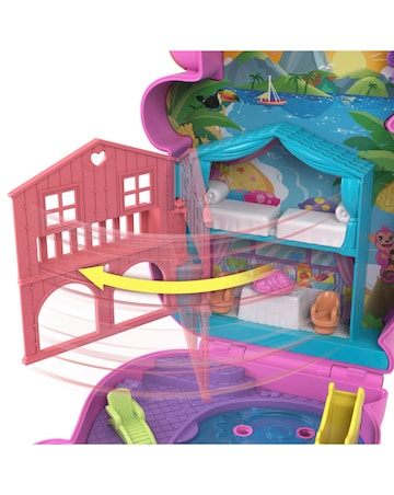 Polly Pocket Large Wearable Momma Monkey & Baby Playset