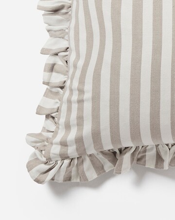 Sylvia Ruffled Stripe Cushion