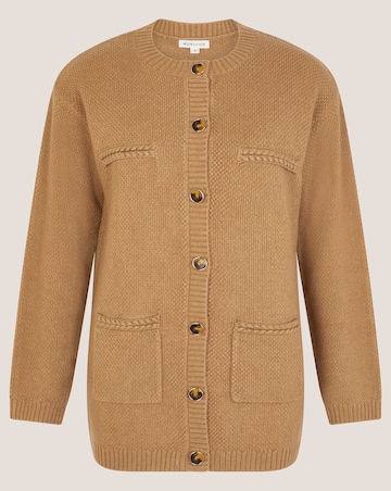 Monsoon Bella Braid Pocket Cardigan