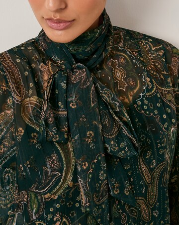 Monsoon Marianna Sheer Pussybow Blouse