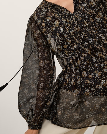Monsoon Clara Dotwork Print Blouse