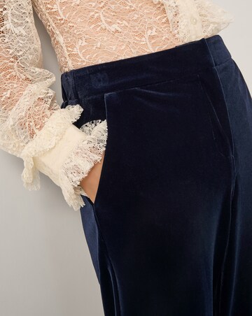 Monsoon Mila Straight Velvet Trousers