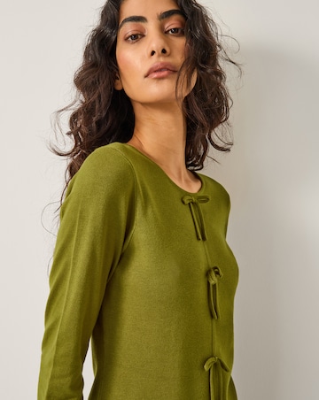 Monsoon Bayle Bow Knit Mini Dress