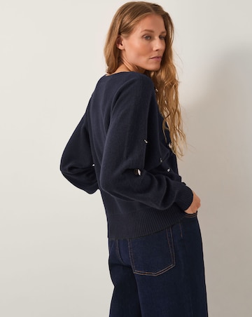 Monsoon Sable Sequin Embellished Jumper