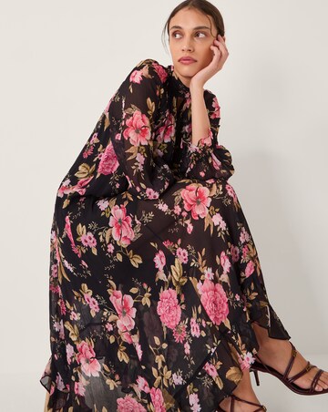 Monsoon Mariel Floral Print Midi Dress