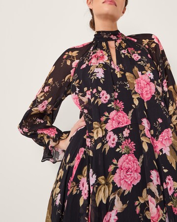 Monsoon Mariel Floral Print Midi Dress