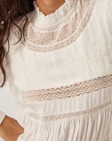 Monsoon Lila Lace Panel Blouse