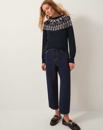 Monsoon Fia Hotfix Fair Isle Jumper