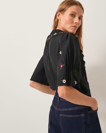 Monsoon Elsie Floral Embroidered Shirt