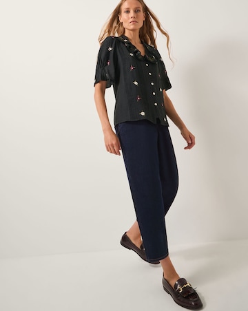 Monsoon Elsie Floral Embroidered Shirt