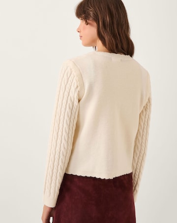 Monsoon Cindy Cable Knit Cardigan