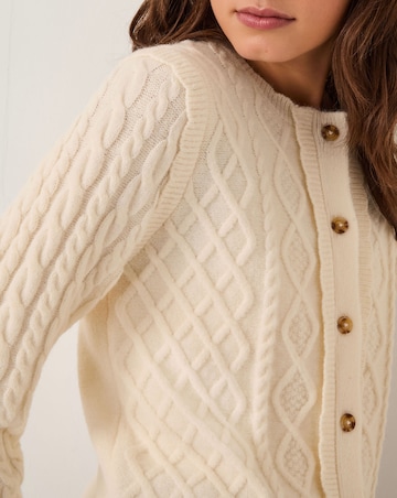 Monsoon Cindy Cable Knit Cardigan