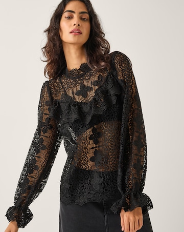 Monsoon Phoebe Sheer Lace Blouse