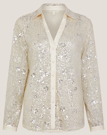 Monsoon Seema Sequin Shirt