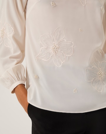 Monsoon Regina Embroidered Floral Blouse