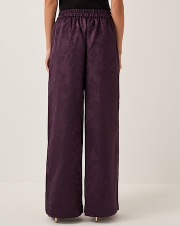 Monsoon Rory Floral Satin Trousers