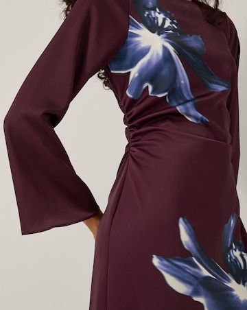 Monsoon Polly Floral Print Midi Dress