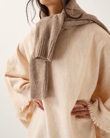 Monsoon Fay Fringe Trim Poncho